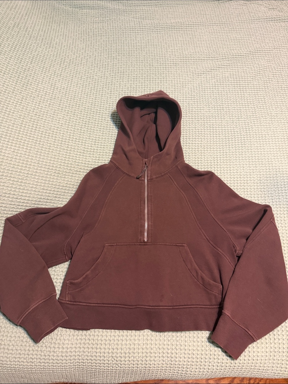Lululemon brown half zip scuba